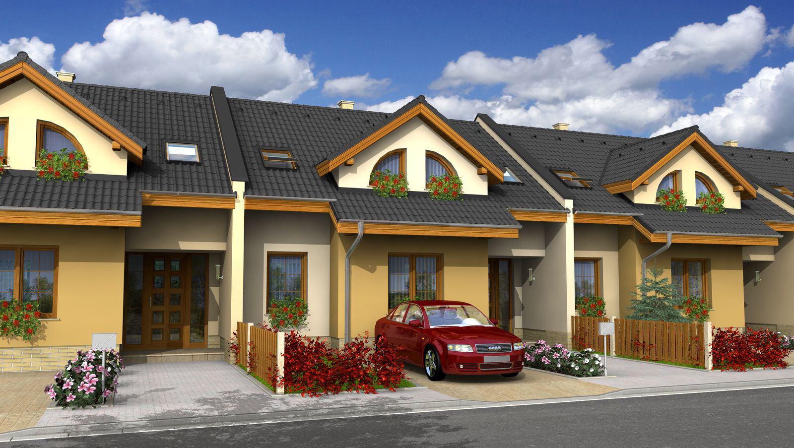 Проекты таунхаусов на 4 семьи – Симферополь, Севастополь, Ялта, Евпатория, Крым