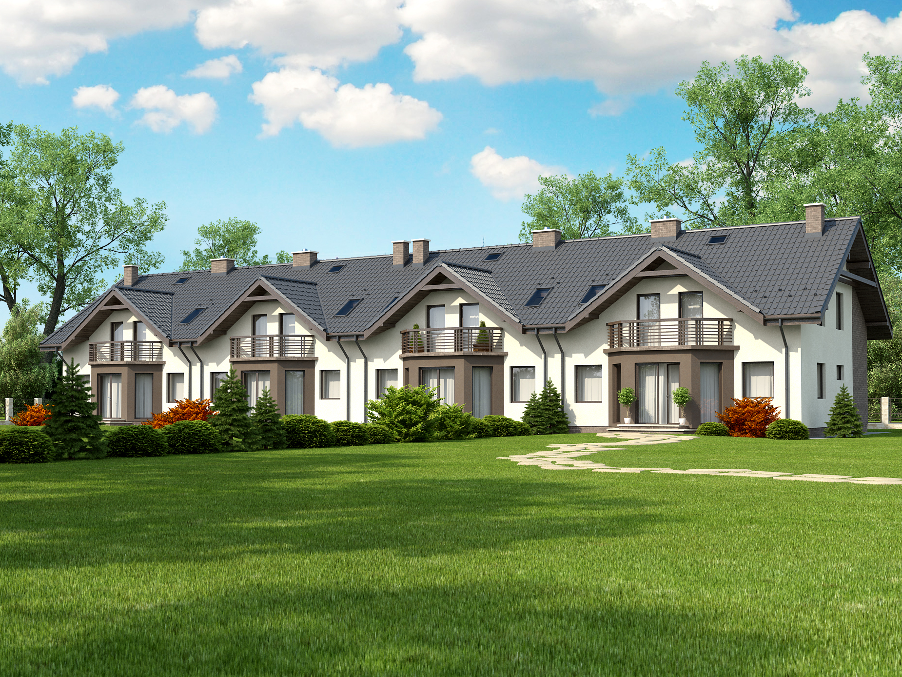 Проектирование и строительство таунхаусов – Симферополь, Севастополь, Ялта, Евпатория, Крым