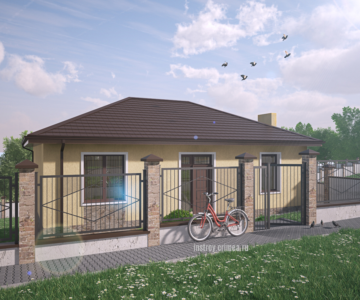 Жилой дом, Симферополь. Проектирование в Крыму: Евпатория, Бахчисарай, Севастополь, Ялта