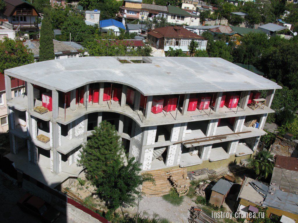 Проект частного отеля Ялта, Алушта, ЮБК. Проектирование домов – Евпатория, Бахчисарай, Джанкой