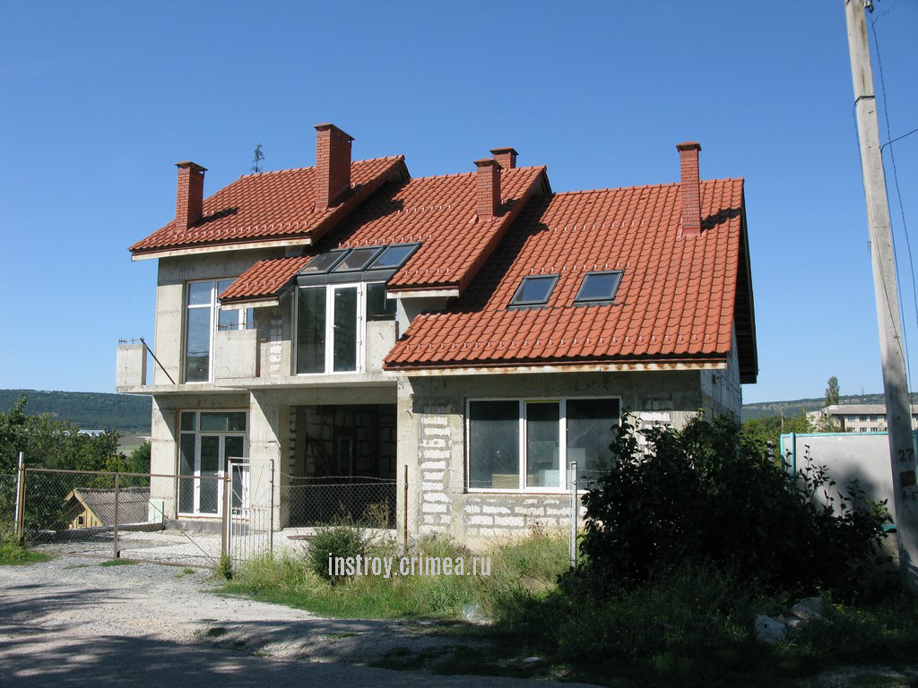 Дом с мансардой, проектирование в Крыму: Евпатория, Бахчисарай, Симферополь, Севастополь, Ялта