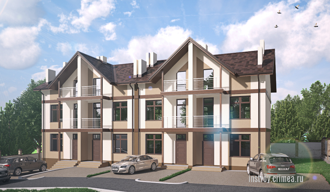 Проектирование таунхаусов, жилых домов Симферополь, Севастополь, Южный берег Крыма, Евпатория, Бахчисарай, Ялта