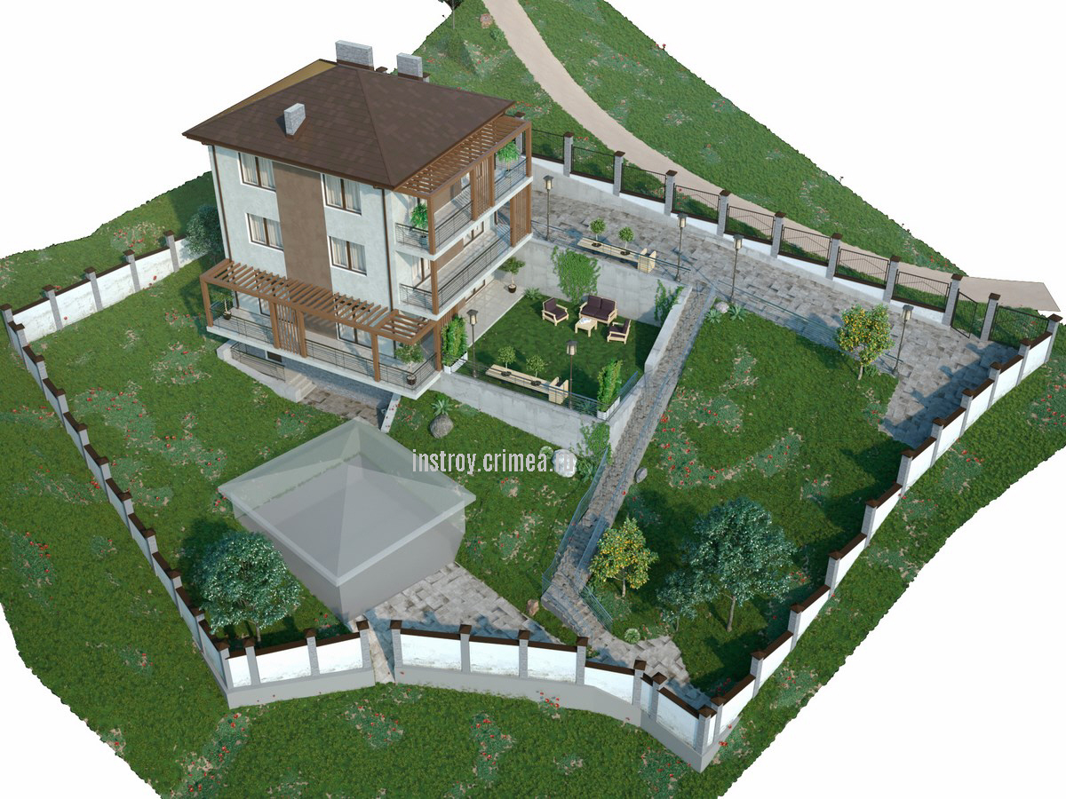Жилой дом, проектирование в Крыму: Евпатория, Бахчисарай, Симферополь, Севастополь, Ялта. Архитекторы Крыма, ЮБК