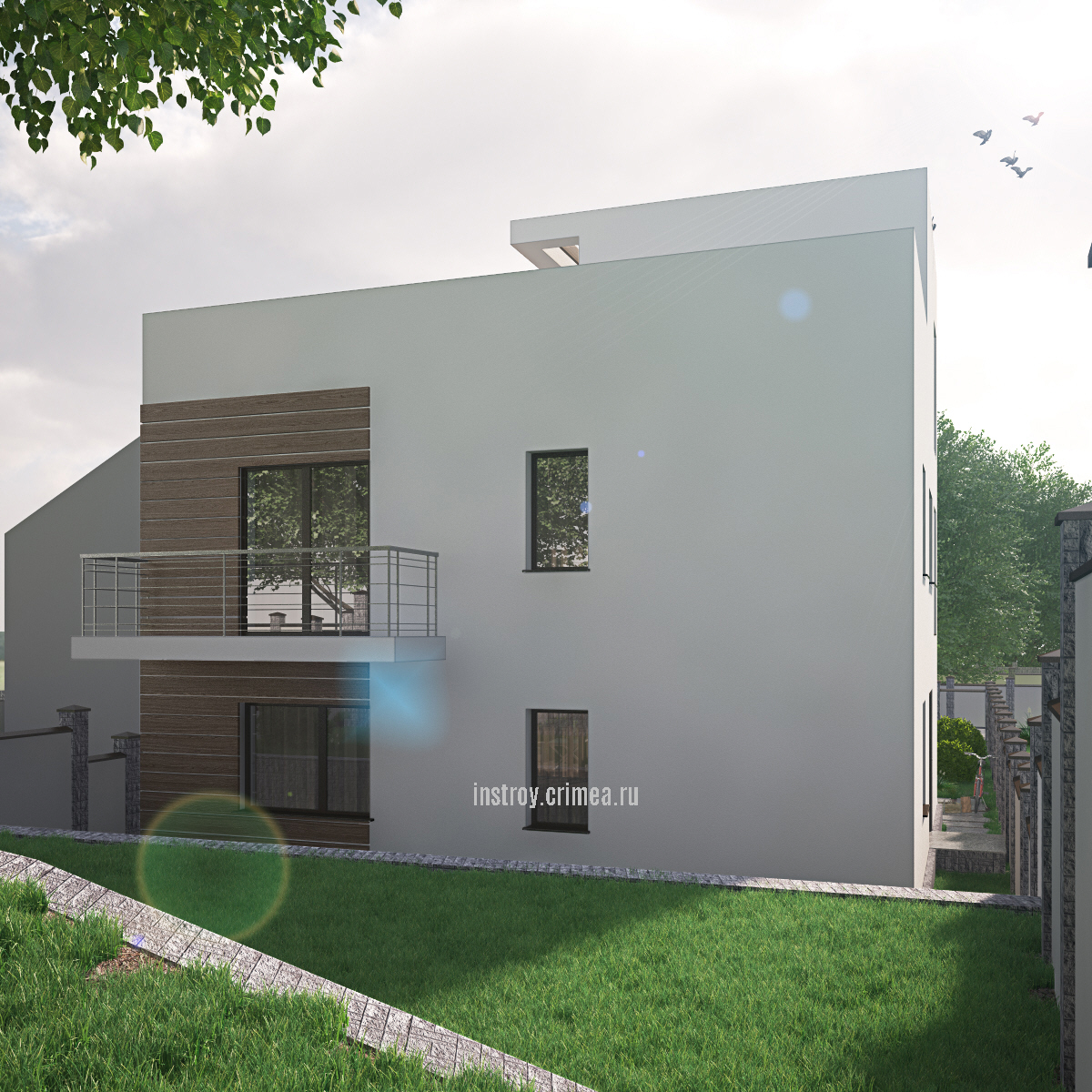 Заказать проект 2-этажного дома. Севастополь, Ялта, Джанкой, Евпатория, Бахчисарай, Симферополь