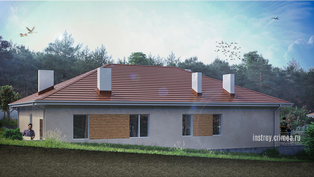 Жилой дом, Белогорск. Проектирование в Крыму: Симферополь, Евпатория, Бахчисарай, Севастополь, Ялта