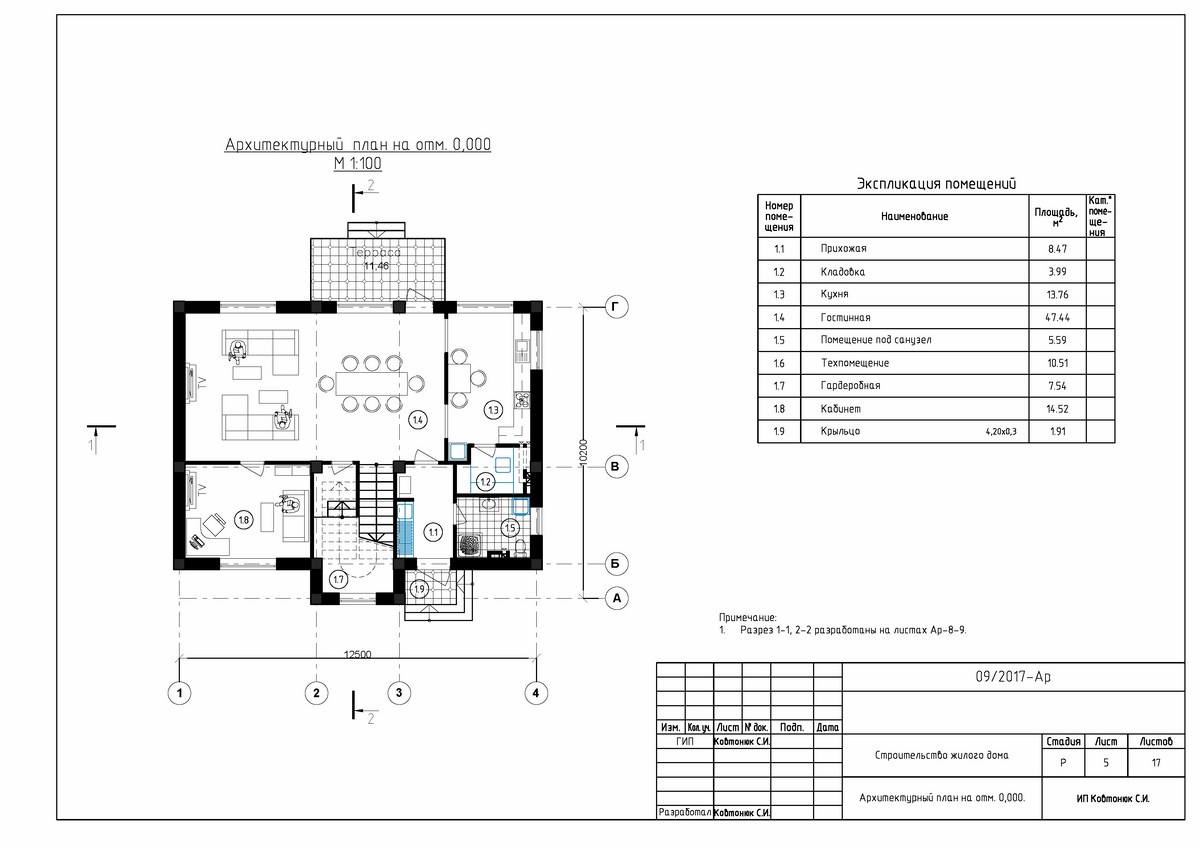 Дом из ракушки, заказать проект в Крыму
