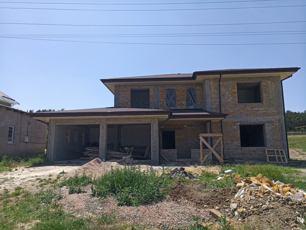 Жилой дом из ракушки в Симферополе