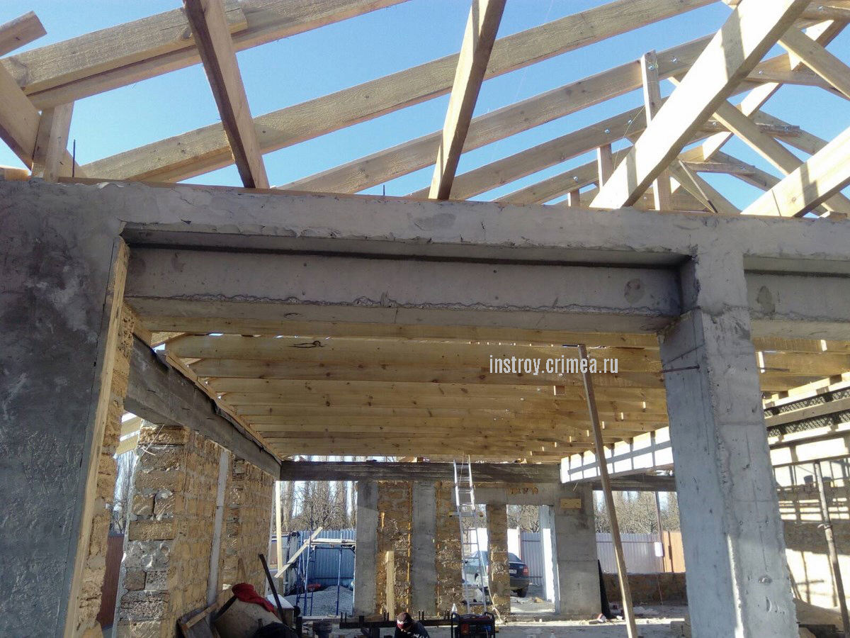 Строительство дома из ракушки, Симферополь