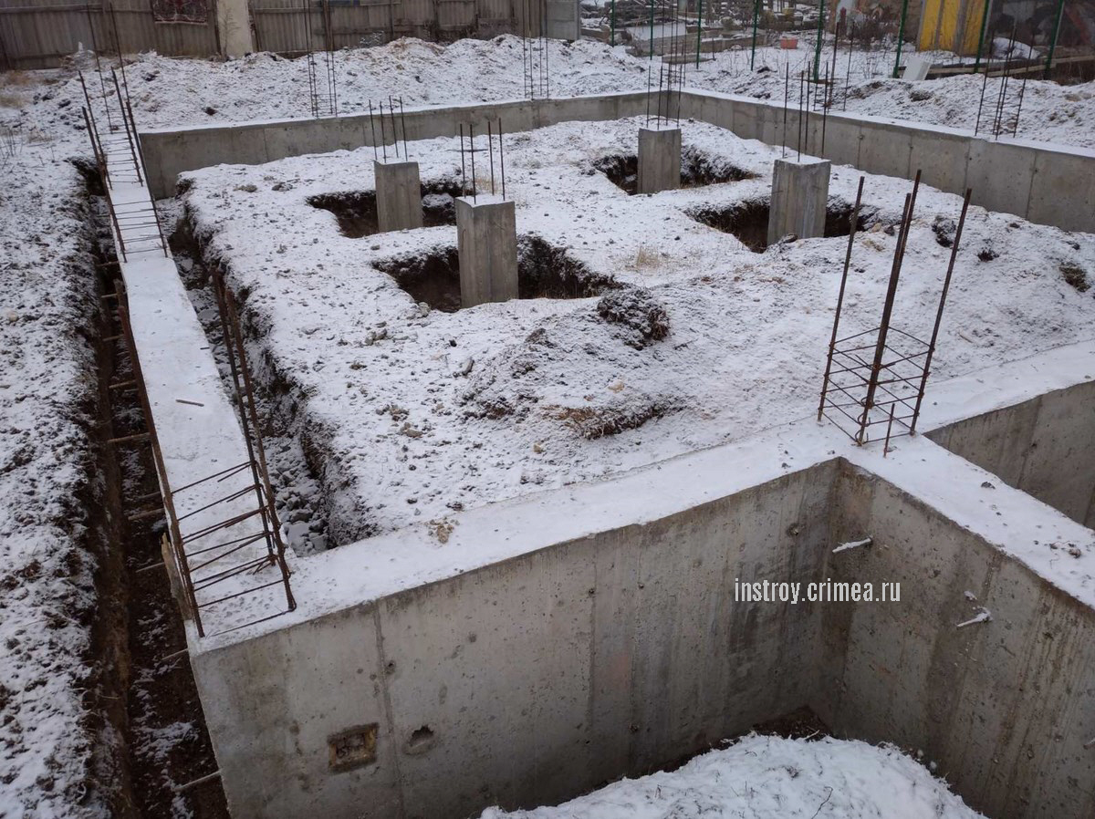 Готовые фундаменты дома из ракушки, Симферополь