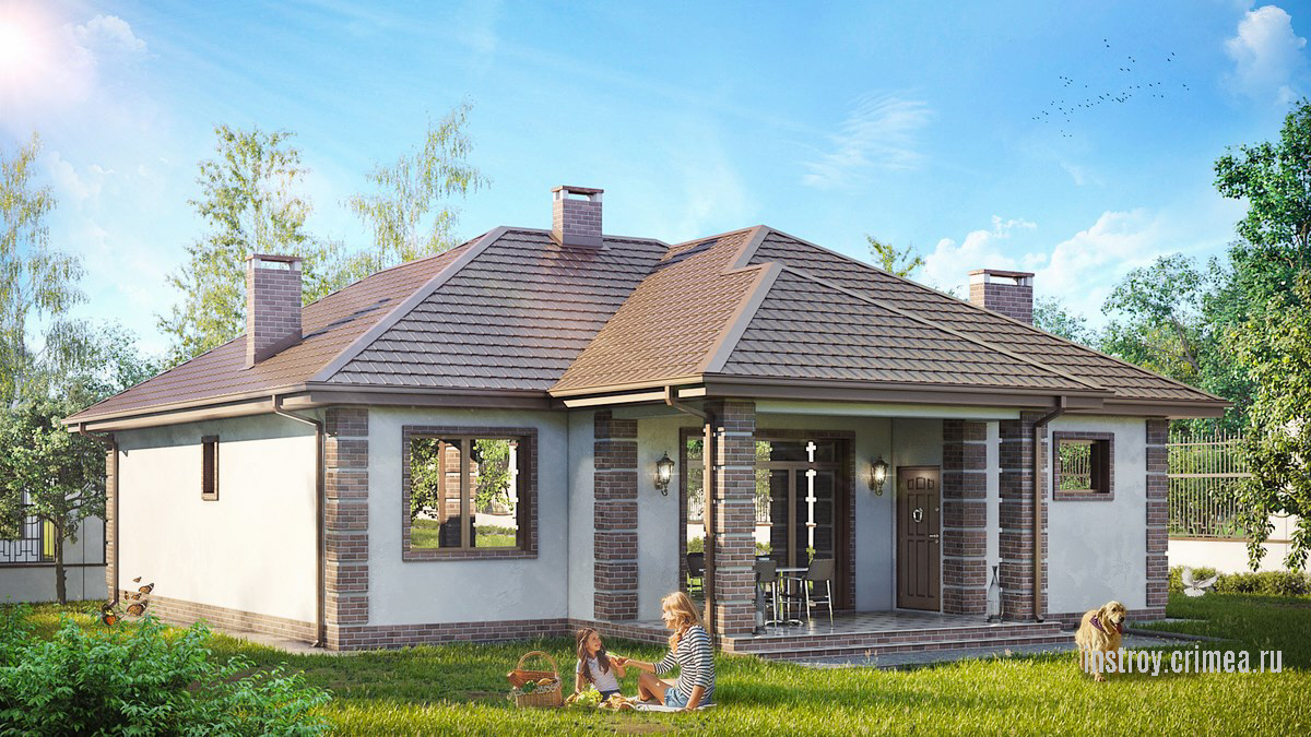 Проект дома из ракушки в Крыму: Симферополь, Севастополь, Ялта, Евпатория Бахчисарай