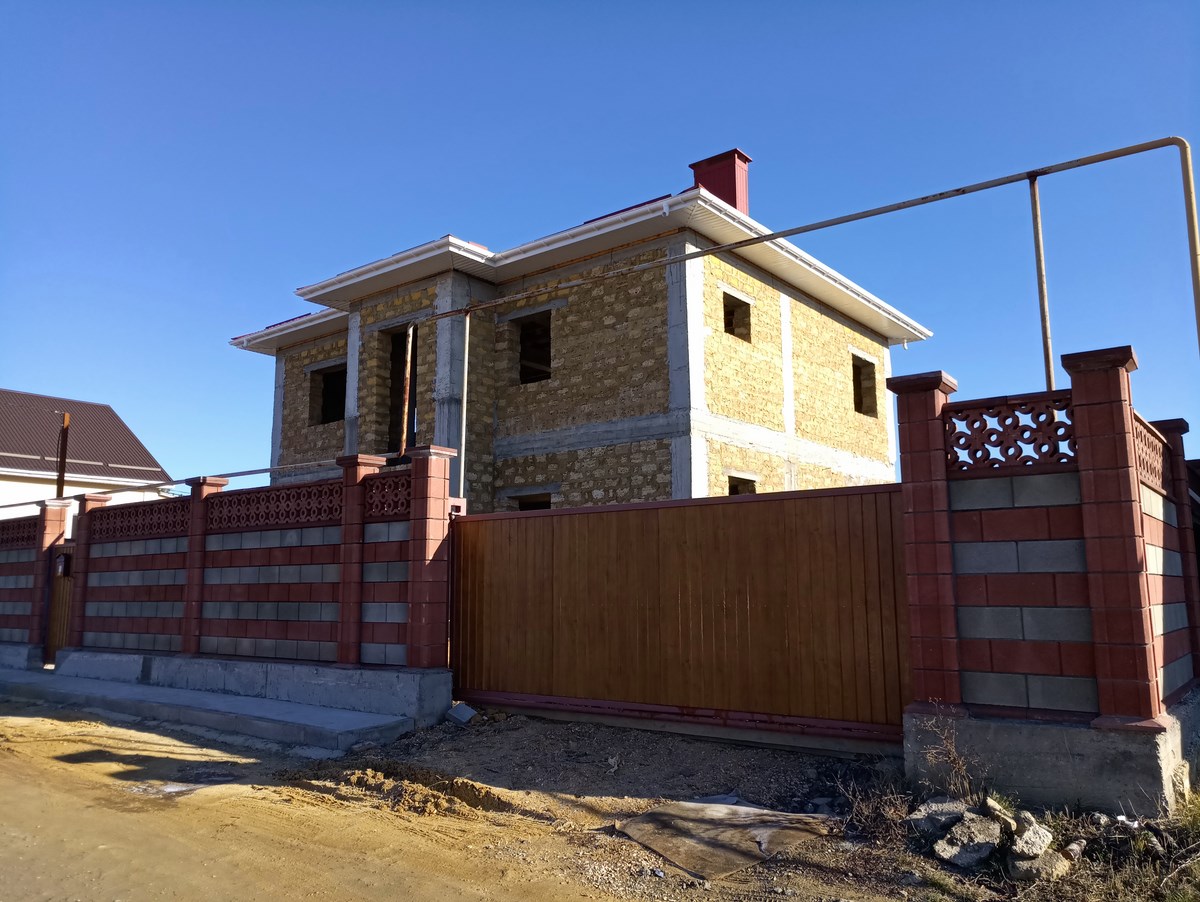 Дом из ракушки в Крыму