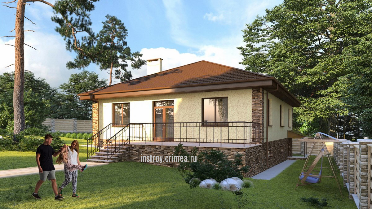 Проект жилого дома из ракушки в Крыму: Симферополь, Севастополь, Ялта, Евпатория Бахчисарай