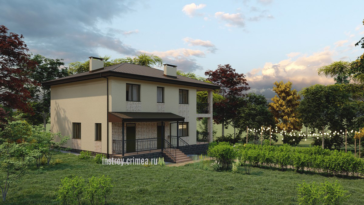 Проект дома из ракушки в Судаке