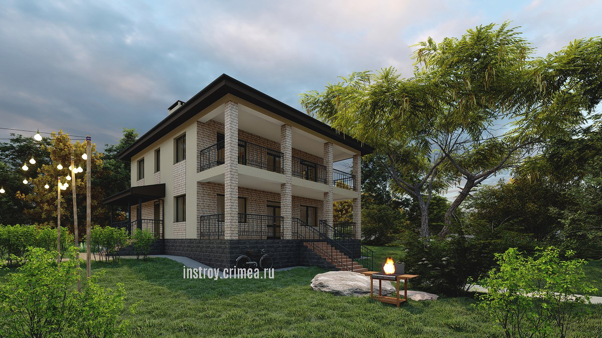 Двухэтажный дом в Судаке